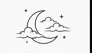 Moon & Clouds