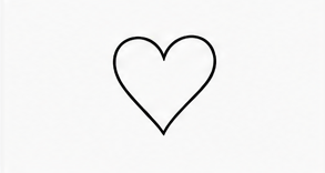 Outline Heart