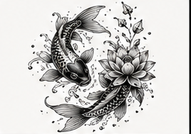 Koi & Lotus