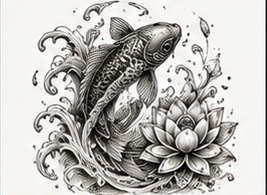 Koi & Lotus