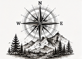 Compass & Mountains