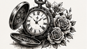 Pocket Watch & Roses