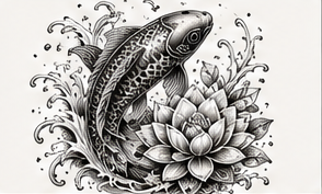 Koi & Lotus