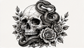 Skull & Snake