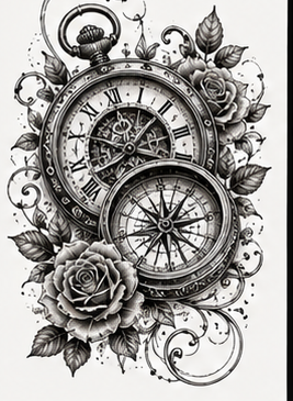 Pocket Watch & Compass
