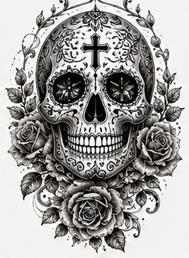 Sugar Skull & Roses