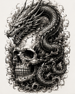 Dragon & Skull