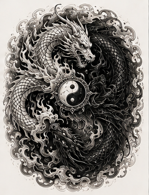 Yin Yang Dragons